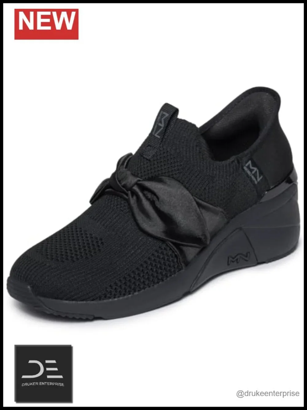 Wedge Sneakers Slip-On Memory Foam Comfort Vegan